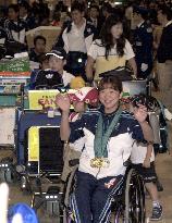 Narita return home from Paralympics